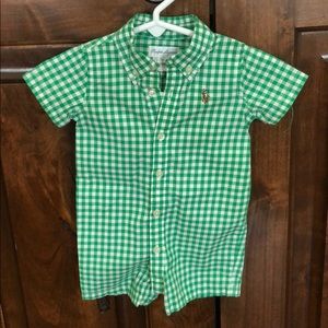 Ralph Lauren gingham romper